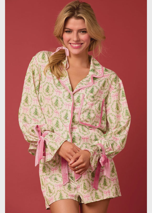 Christmas Tree Pajama Set