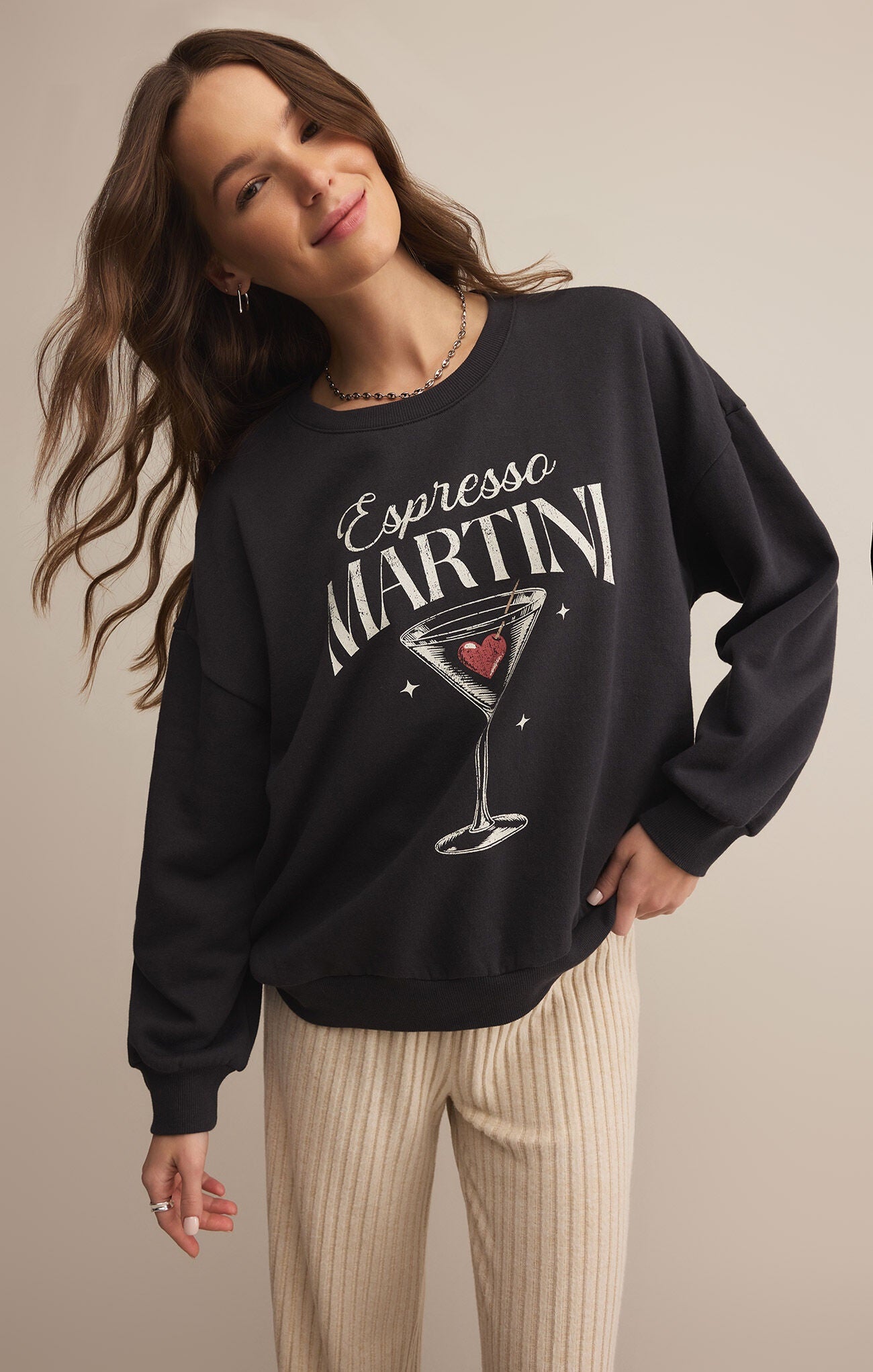 Oversized Martini Sweatshirt