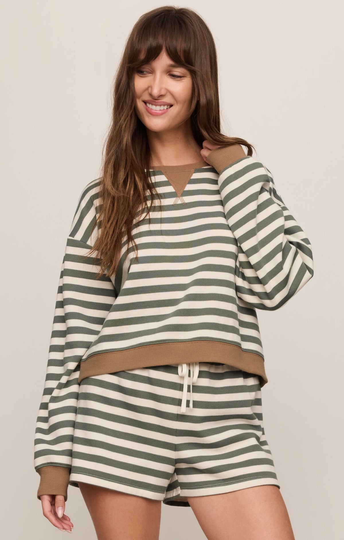 Lowkey Stripe Sweatshirt
