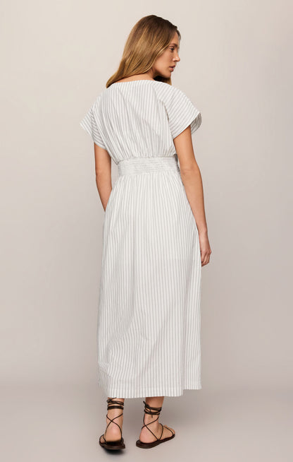 Sanna Striped Midi Dress