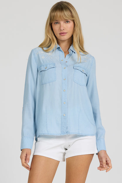 Star Button Up Shirt