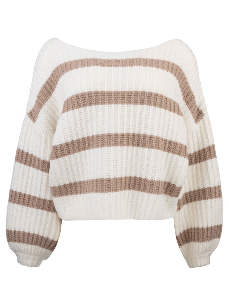 Iona Striped Crewneck Sweater