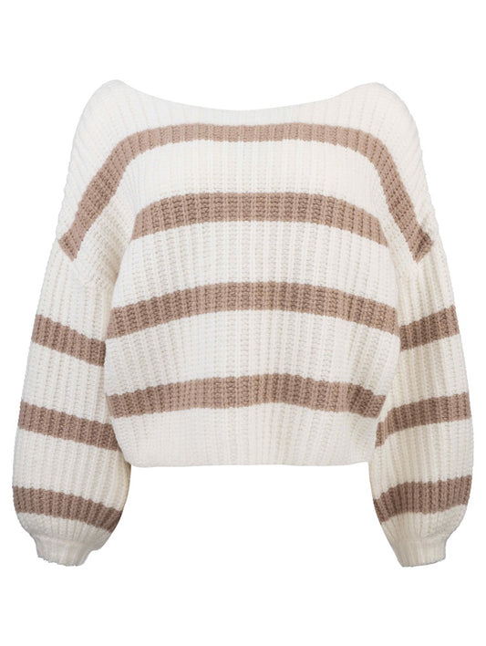 Iona Striped Crewneck Sweater