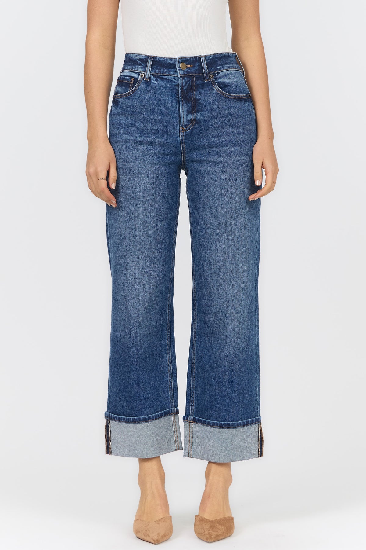 Holly HR Cuffed Denim