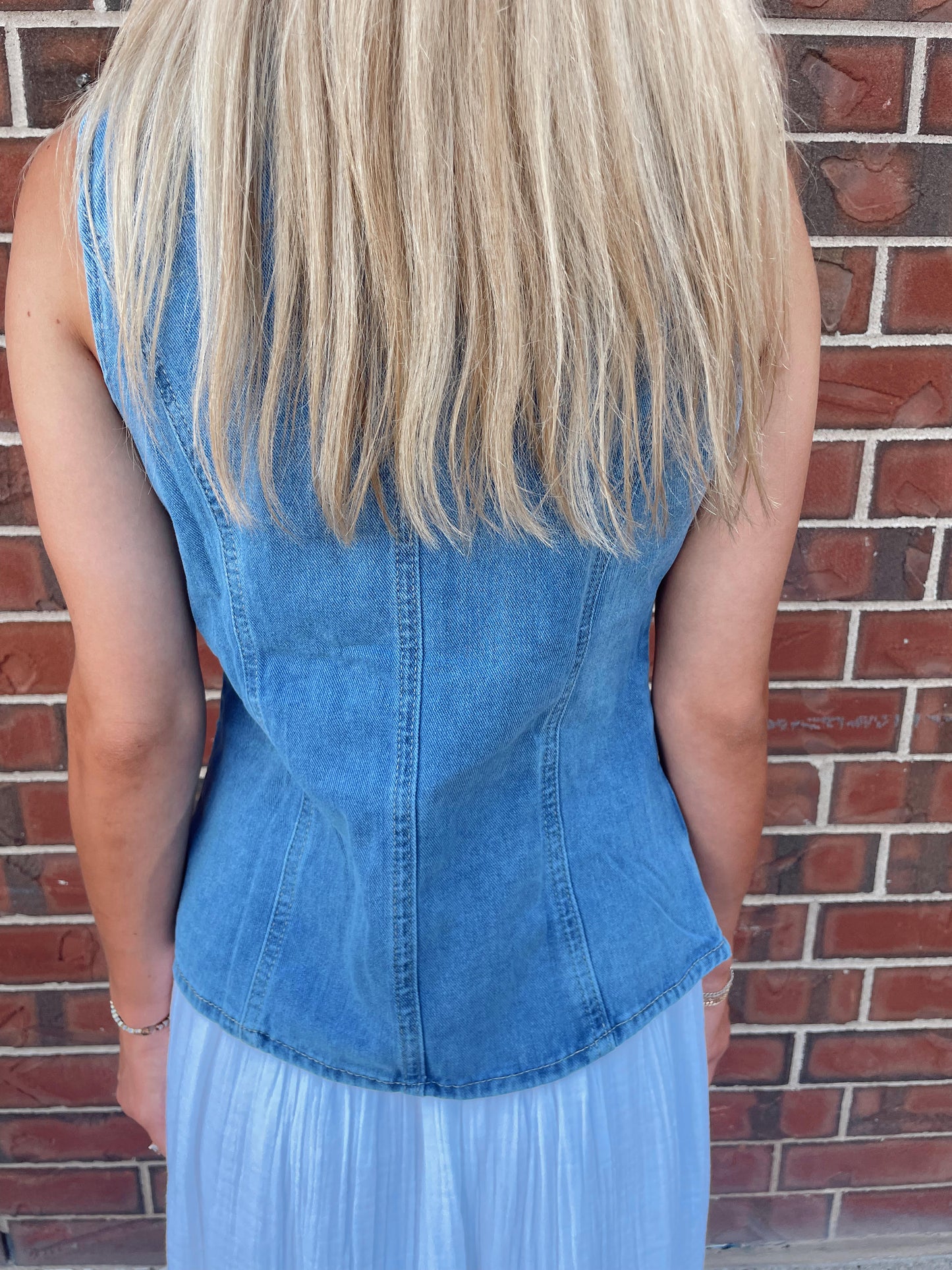 Darla Denim Vest