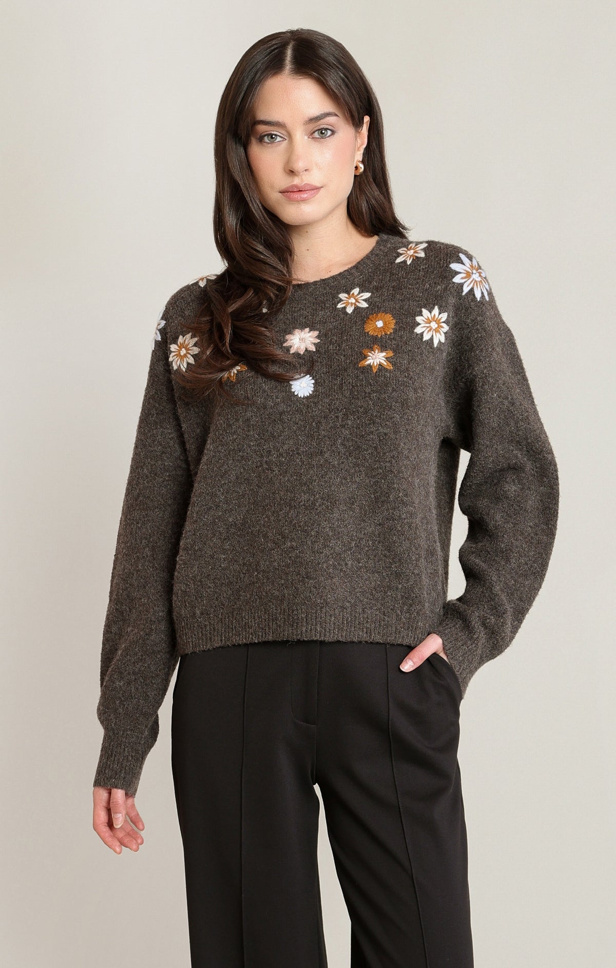 Charli Floral Sweater
