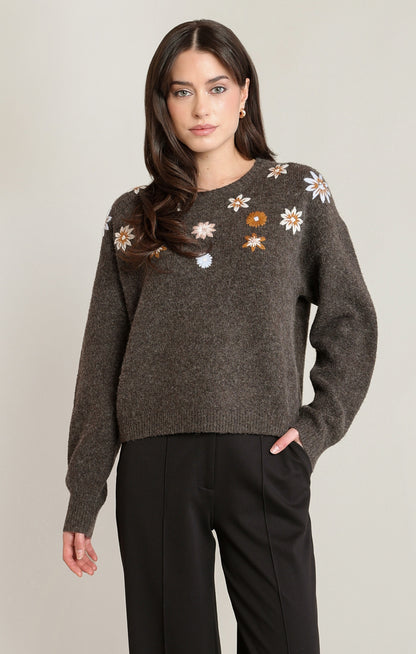 Charli Floral Sweater