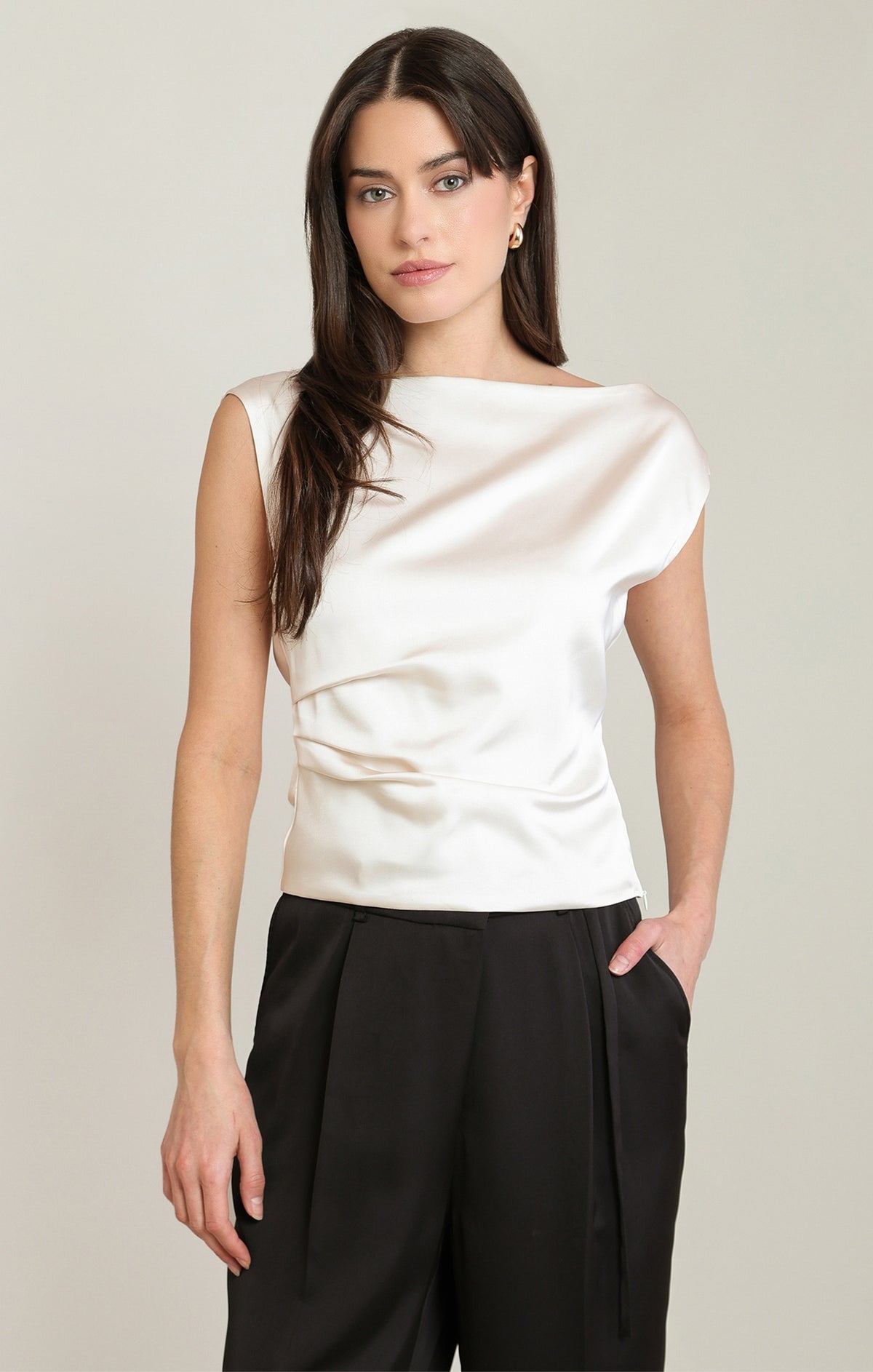 Smitten Satin Tank