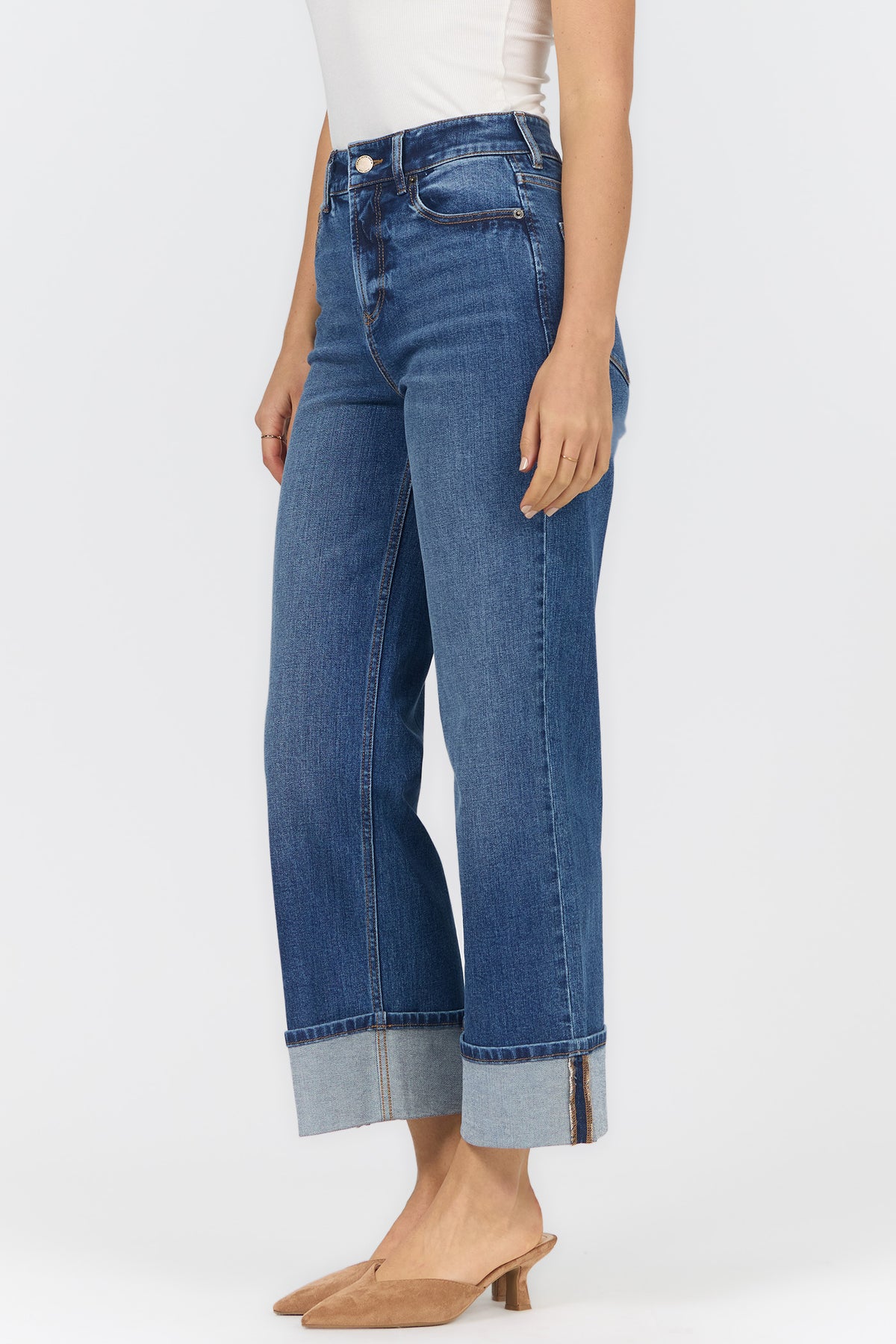 Holly HR Cuffed Denim