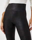 Faux Leather Fleece Lined Legging