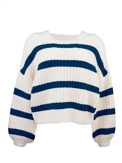 Iona Striped Crewneck Sweater