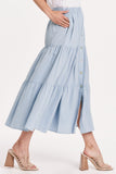 Keira Tiered Midi Skirt