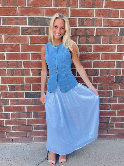 Darla Denim Vest