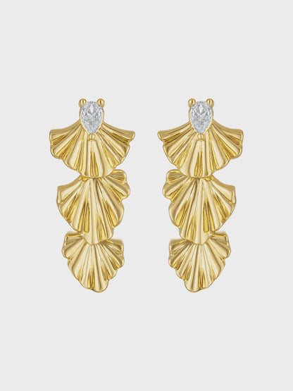 Drew Drop Fan Earring