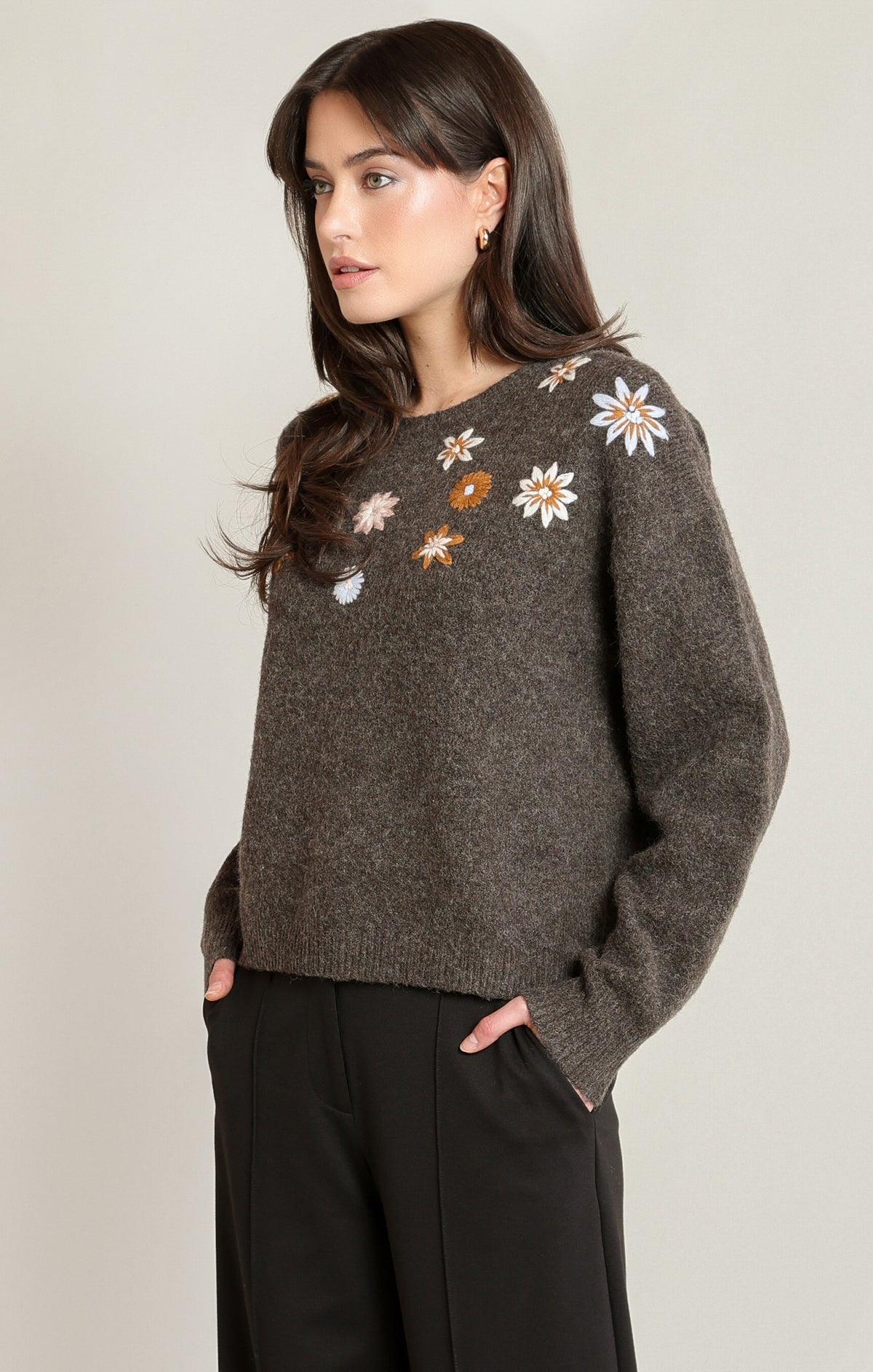 Charli Floral Sweater