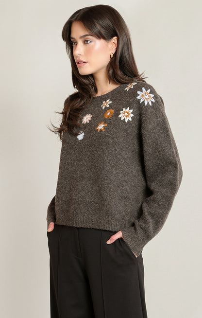 Charli Floral Sweater