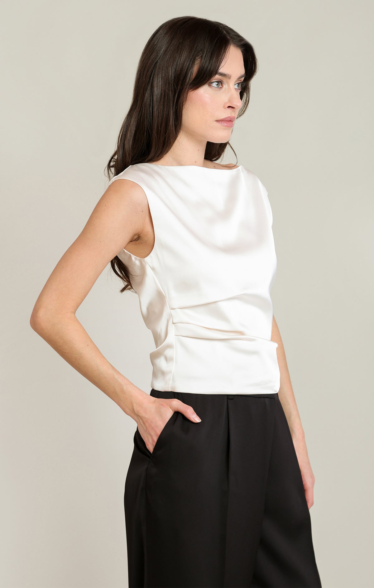Smitten Satin Tank