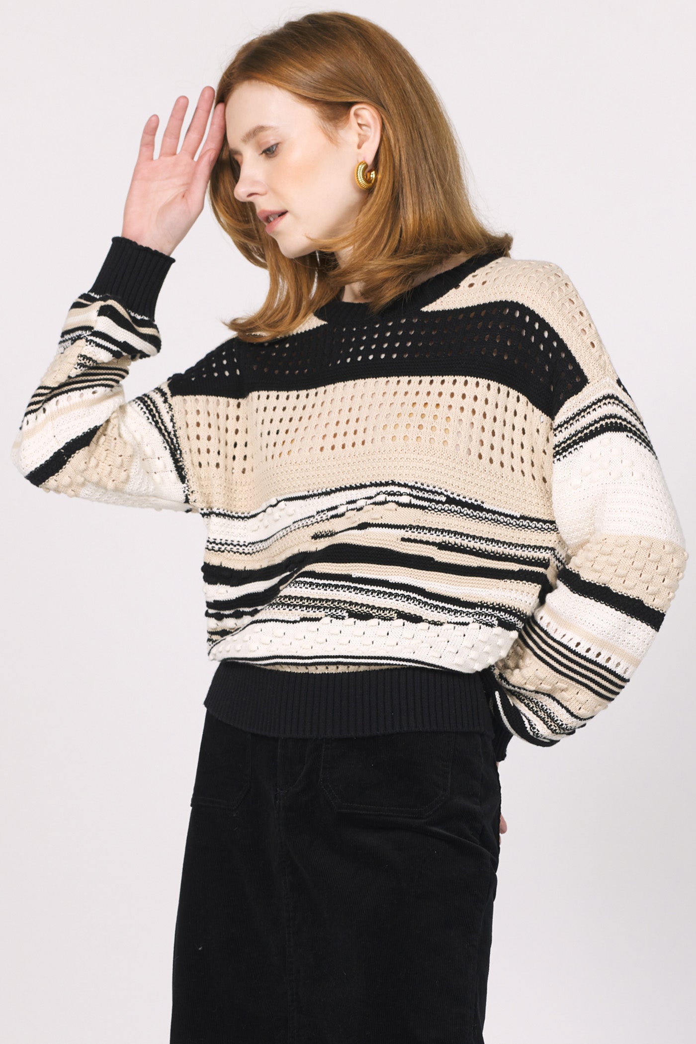 Maryn Striped Sweater