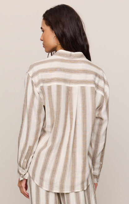Perfect Striped Button Up