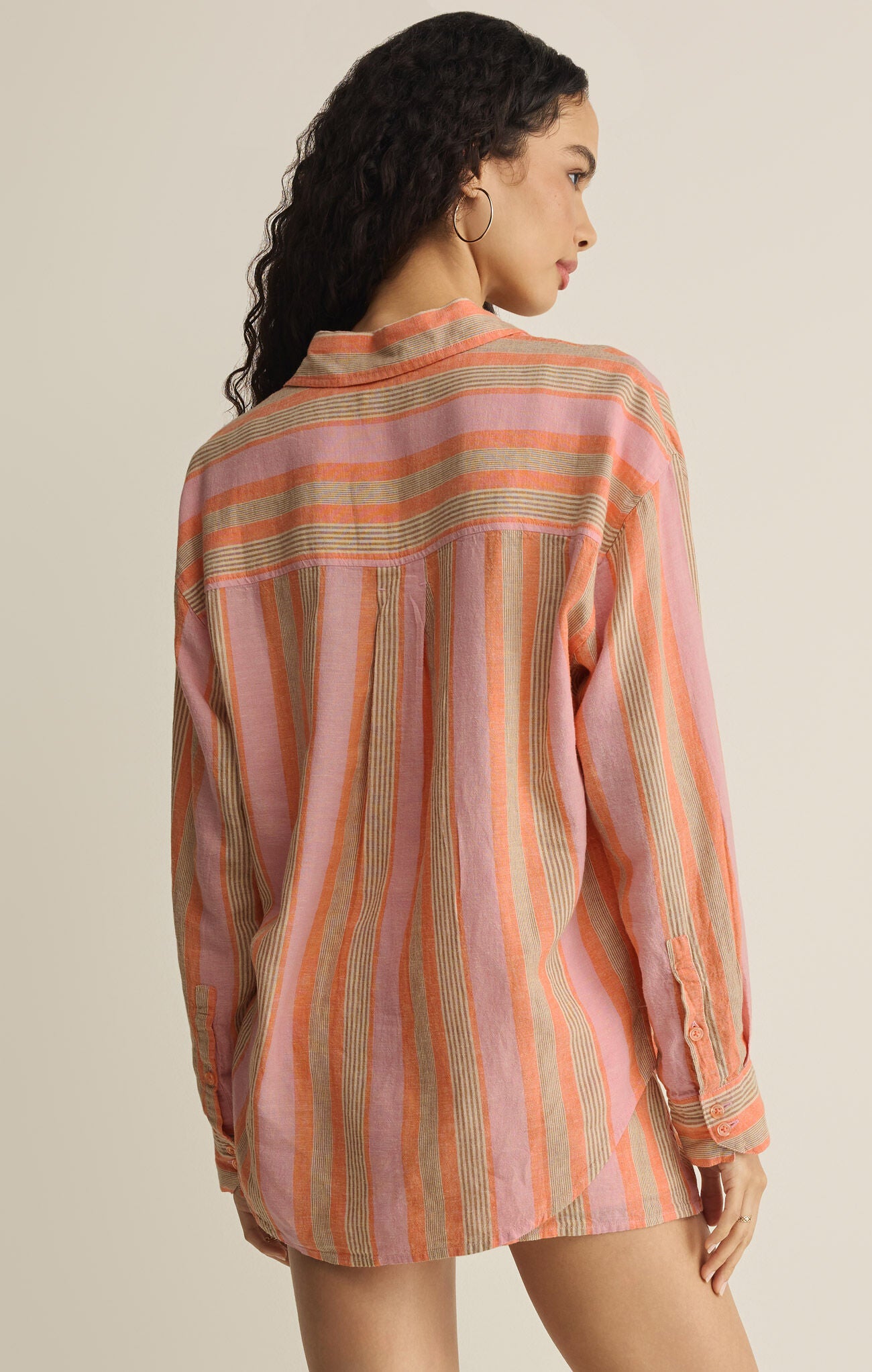 Perfect Striped Button Up