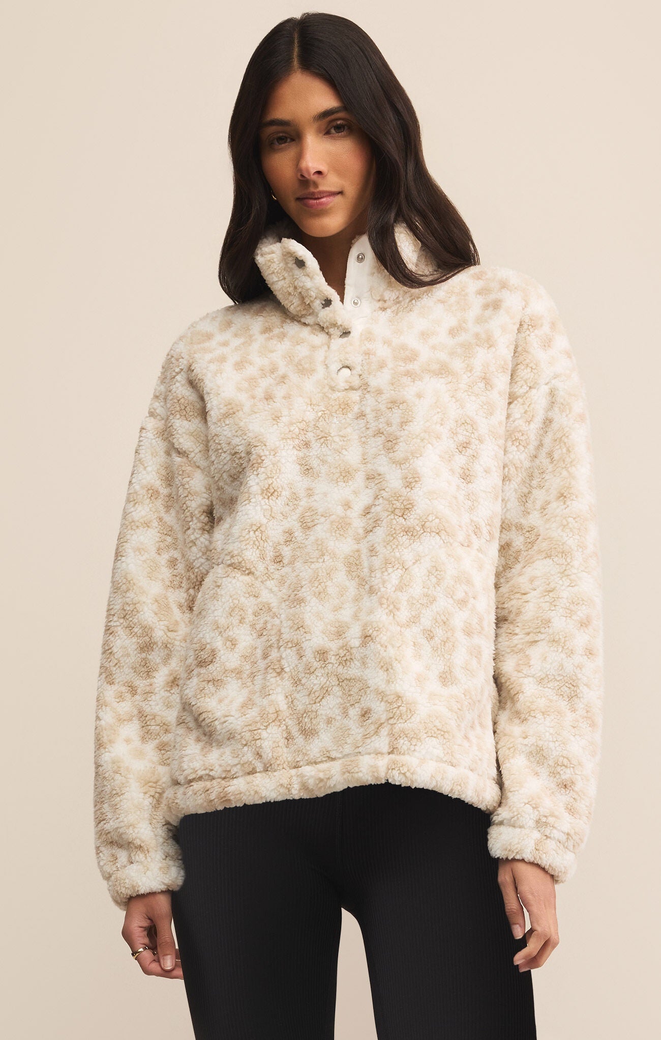 Brooklyn Leo Sherpa Jacket