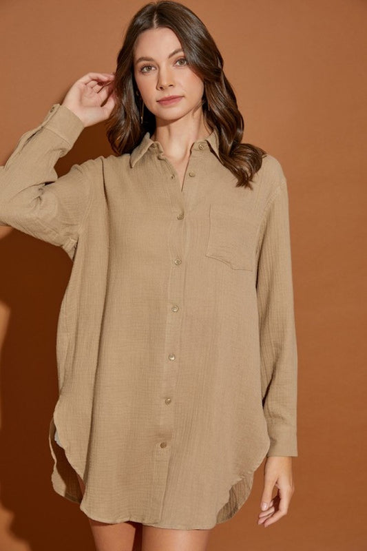 James Shirt Dress