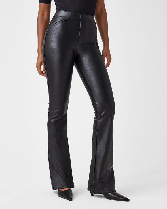 Leather Flare Pant